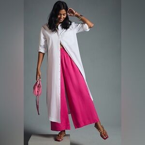 Anthropologie Somerset Pull-On Pants in Pink